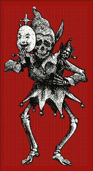 Woe Unto You old illustration free crossstitch pattern