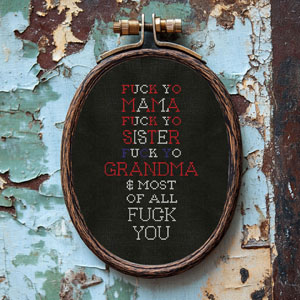 yo mama dr spaulding quote counted crossstitchpattern PDF free